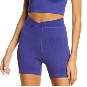 NWT Free People Movement Womens "Free Throw" High Rise Bike Shorts